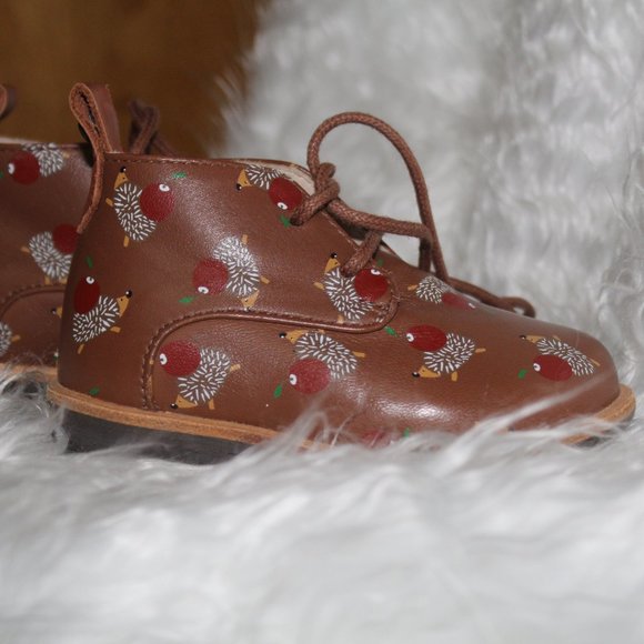 MANUELA De JUAN Handmade Leather baby ankle shoes sz EU 19 (US 3 1/2-4) NEW - Picture 4 of 10